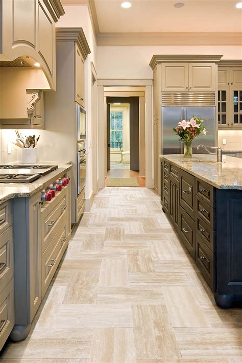Travertine Tile Kitchen