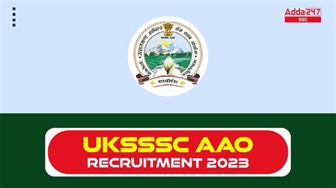 UKSSSC AAO Admit Card 2023 Out, Direct Download Link