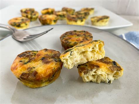 Mushroom, Spinach and Feta Mini Quiches - Swans Down Cake Flour