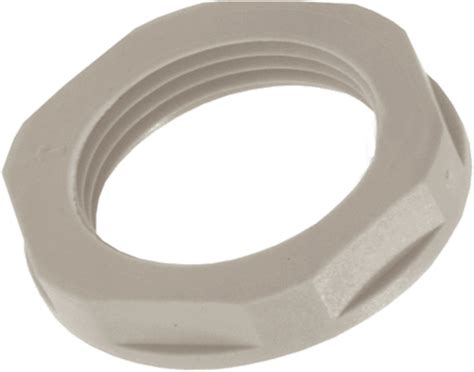 53019041 Lapp | Lapp Grey Polyamide Cable Gland Locknut, PG16 Thread ...