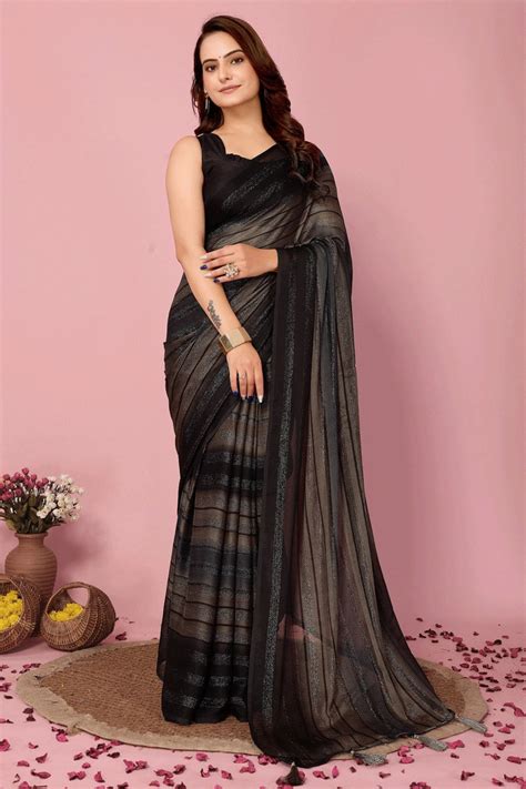 Ready To Wear One Minute Saree For Reception Party - Anaya Designer Studio