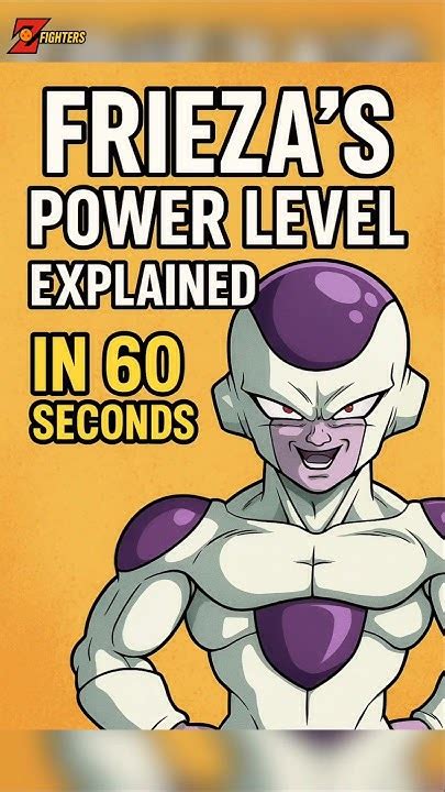 Frieza Power Level Explained in 60 Seconds #dragonballsuper #viral # ...