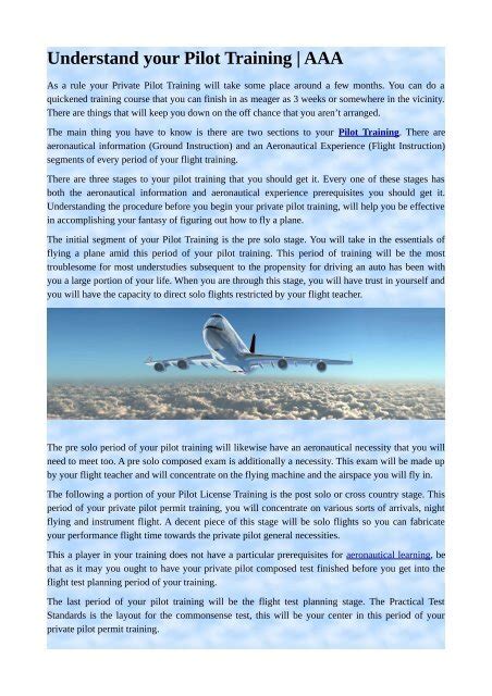 Image result for Pilot Training Tutorial 13