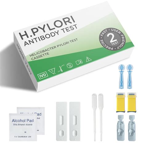Amazon.com: Helicobacter Pylori Test Kit at Home (2 Tests) - H Pylori Test Kit, H.Pylori ...