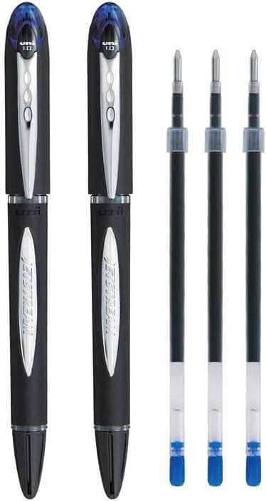 uni-ball Jetstream 0.1mm SX-210 & SXR-C1 Roller Ball Pen - Refill Combo ...