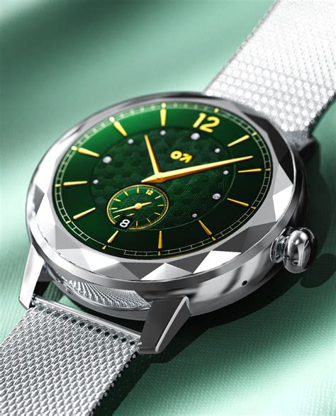GoBoult Alora Silver Smartwatch for Women | AMOLED Display & Tracking