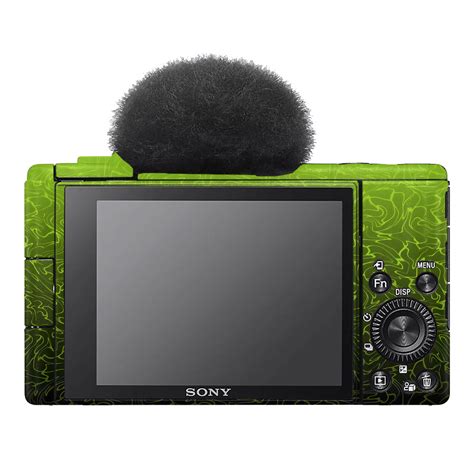 Lime Yellow to Black Gradient Sony ZV-1F Camera Skins