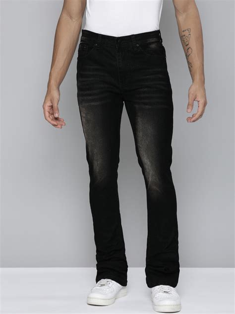BLACK VELVET COATED STACKED JEAN – Waimea