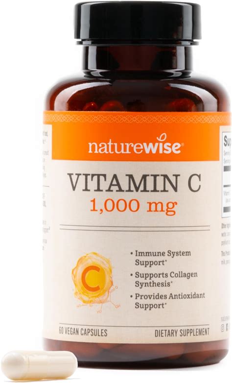 Amazon.com: NatureWise Vitamin C 1000mg Capsules - Extra Strength Dietary Supplement for Daily ...