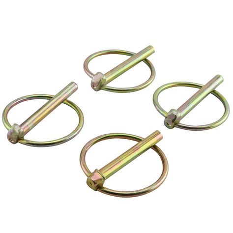 Buy DZS Elec 4pcs 45mm Heavy Duty Lynch Pin Fastener Assortment Kit for ...