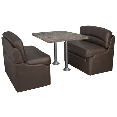 Buy RecPro 42" Dinette Booth Set with Table and Leg, Includes Two ...