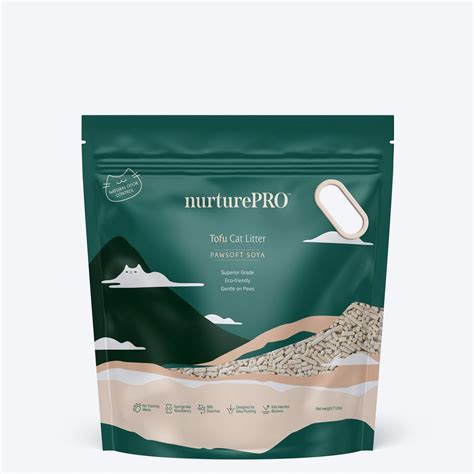 Nurture Pro Tofu Cat Litter Soya (Flushable & Lasts 4 Weeks) - 7 L (2 ...