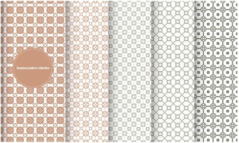 Set of arabic seamless pattern collection, abstract geometric islamic ...