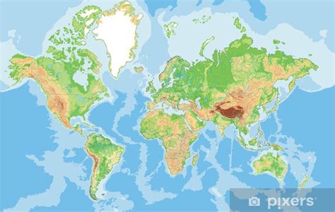 Detailed World Wall Map 的图像结果