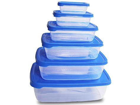 Buy DOLIVA Transparent Air Tight Lid Rectangular Plastic Kitchen Food ...