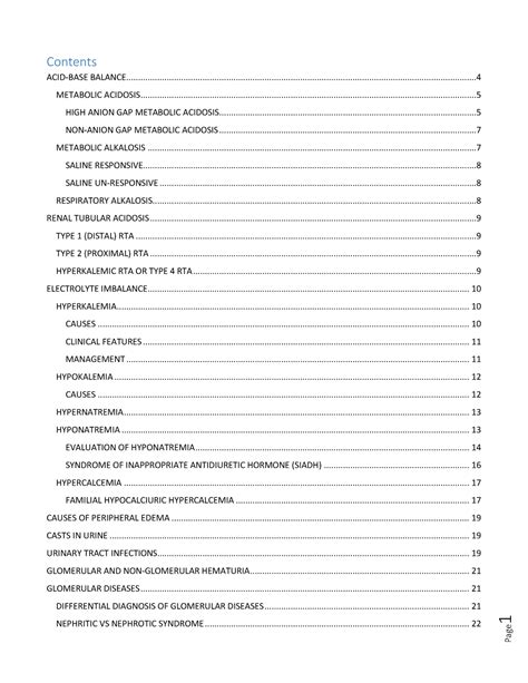 Renal STEP 2 UWORLD STEP 2 FLASH CARDS - Contents - ACID-BASE BALANCE ...