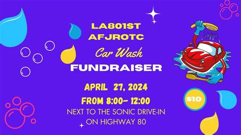 Car Wash Fundraiser, Sonic Drive-In (1001 Highway 80, Haughton, LA), 27 ...