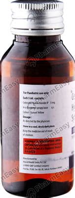 Citephi 5 MG/5ML Syrup (60): Uses, Side Effects, Price & Dosage | PharmEasy