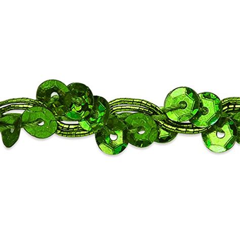 Expo International Alison Wavy Sequin Braid Trim Embellishment, 20-Yard ...