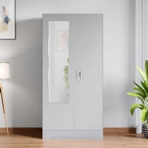 Godrej Interio Slimline 2 Door With Mirror Metal Almirah Price in India ...