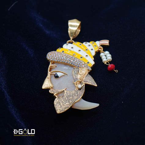 Men’s Shivaji Maharaj Decorative Pendant - PDT002 – 1GGOLD