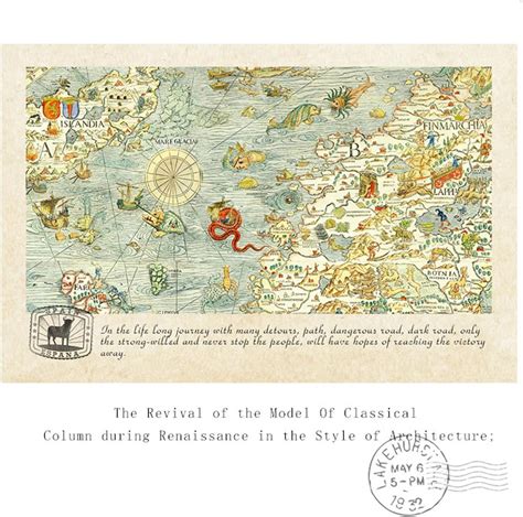 Buy T-shin Paper Postcards,The World Map Vintage old travel Postcards ...