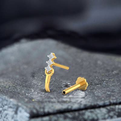 CaratLane Brushed Floral Yellow Gold 18kt Diamond, Pearl Drop Earring ...