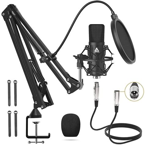 Audio Array AM-C2 XLR Condenser Microphone Kit | Boom Arm, 2M Cable ...