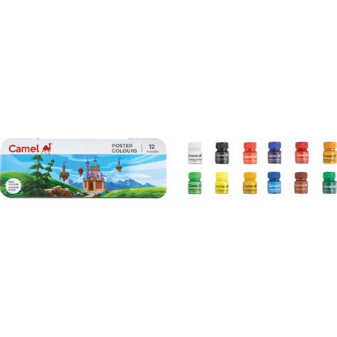 Cam Poster Colour 12s MRP-185 | Deepam Note Books