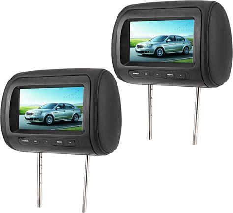 Amazon.com: car tv for Back seat, 2pcs 7 in Control Headrest LCD Video ...