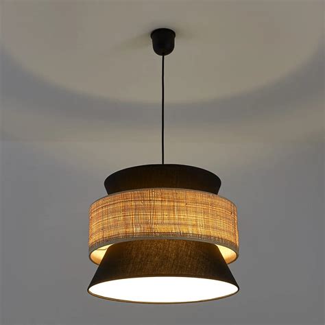 Bamboo Hanging lamp for Living Room | Rattan Pendant light -Asante – Akway