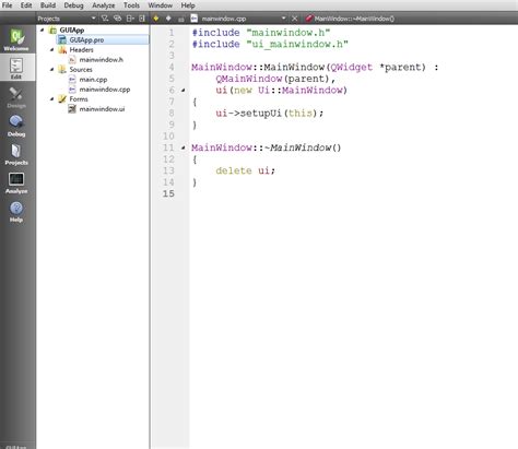 Image result for Qt GUI Code