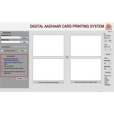 Aadhar Card Printing Software - Smart Aadhaar Card Printing Software ...