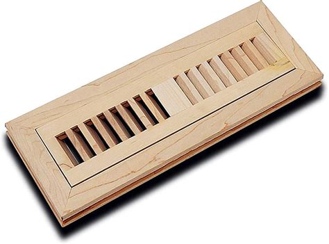Buy WELLAND 2-Inch by 10-Inch Maple Flush Mount Vents with Frame ...