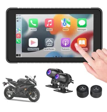 Proplay- Q5 Motorcycle Dash Cam and Navigation System with TPMS – Biker ...