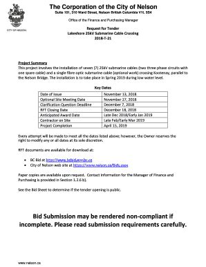 Fillable Online The Corporation of the City of Nelson - Nelson Police ...