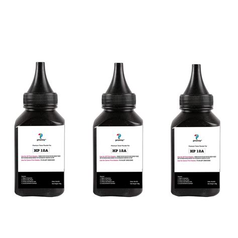 Proffisy Toner Powder Refill for HP 12A, Q2612A(100 g, Pack of 1 ...