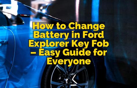 Image result for How to Reprogram a Ford Explorer FOB