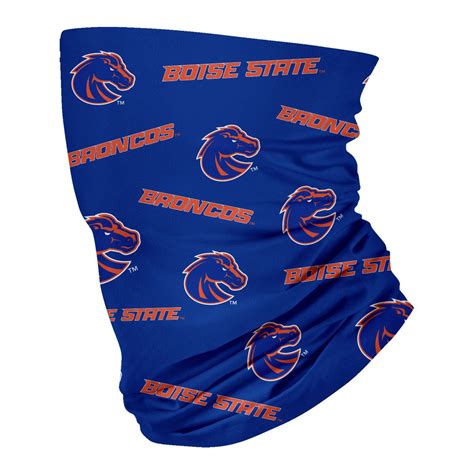 Boise State University Broncos Neck Gaiter Blue All Over LogoYOUTH