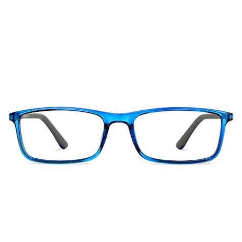 Buy Blue Grey Full Rim Rectangle John Jacobs TR Flex JJ 2237 - C32 ...