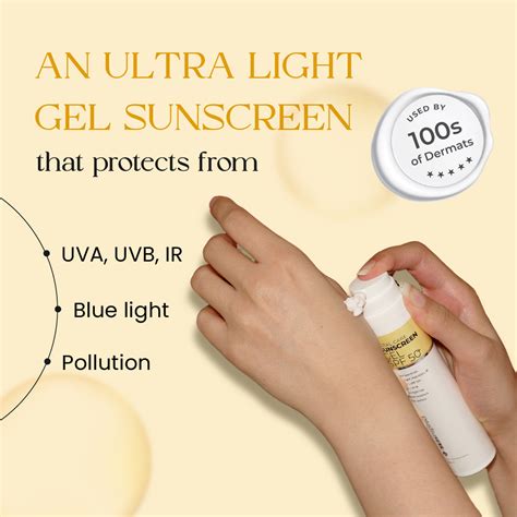 Buy Gel Based Sunscreen SPF 50 PA+++ | For All Skin Types – SkinInspired