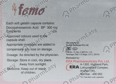 Buy Femo 300 MG Capsule (10) Online at Flat 15% OFF | PharmEasy