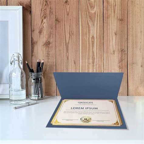 SUNEE 75pcs Certificate Kit, 25pcs Navy Blue India | Ubuy