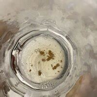 Hoegaarden — Dust particles in beer bottle