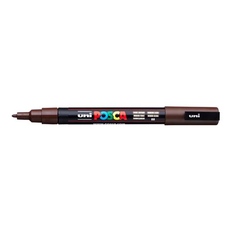 htconline.in| Uni Posca Marker Dark Brown PC – 3M