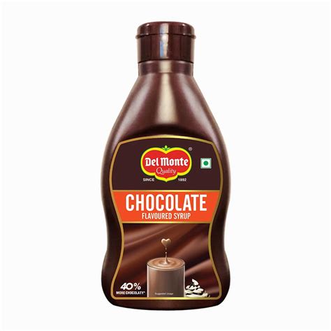 Del Monte Chocolate Flavoured Syrup | 1.2kg Bottle | 40% More Cocoa ...