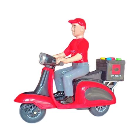 Shop Online Pull Back Zomato Style Deliver Scooter Toy for Kids at ₹879