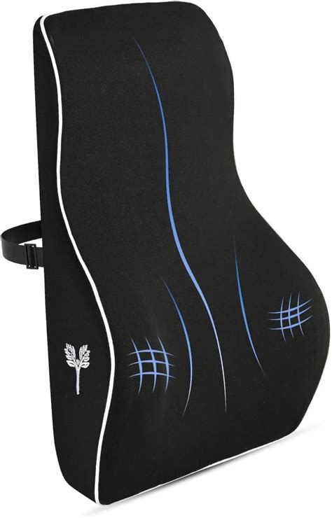 Sleepsia Lumbar Support Memory Foam Orthopedic Back Cushion – Back Rest ...