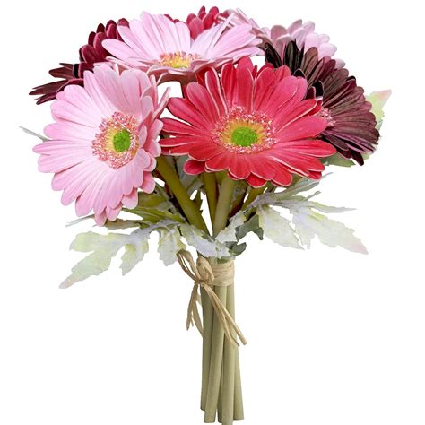 Buy Ahvoler 7 Pcs Artificial Gerbera Flower Realistic Fake Daisy ...