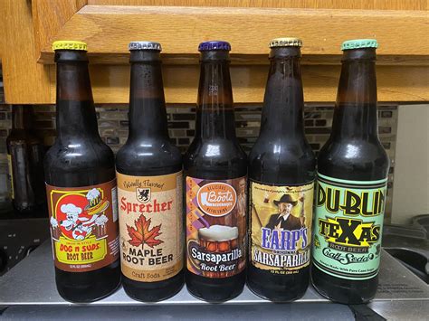 was Surprised to find 5 new root beers/sarsaparilla for my collection ...